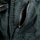 Front pocket : plastic-zip-fabric-tie