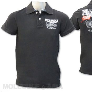 Molecule Thunder Heart Biker Polo Shirt