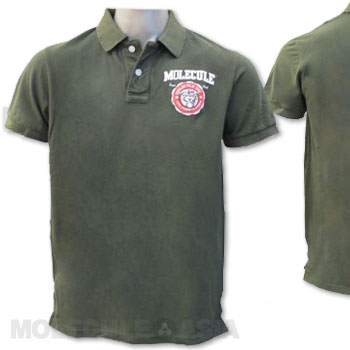 Molecule Red Spot Party Polo Shirt